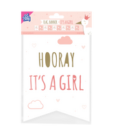 Banner Hooray It'S A Girl 6m